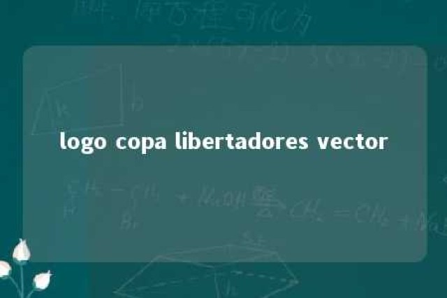 logo copa libertadores vector 