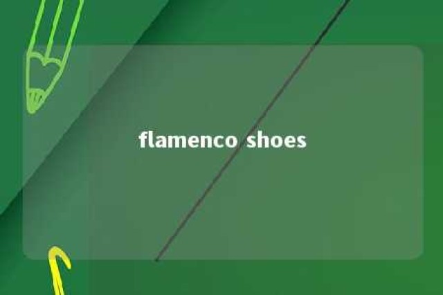 flamenco shoes 