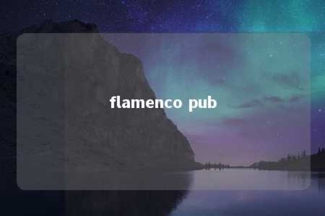 flamenco pub 