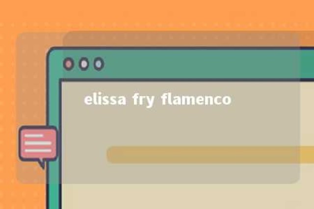 elissa fry flamenco 