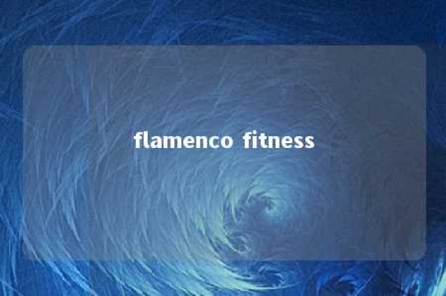 flamenco fitness 