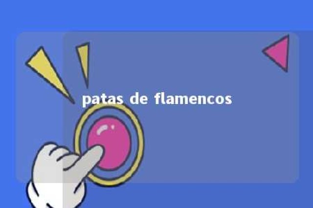 patas de flamencos 