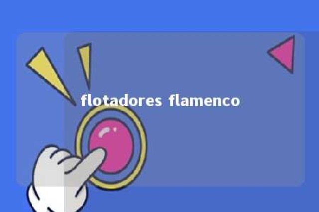 flotadores flamenco 