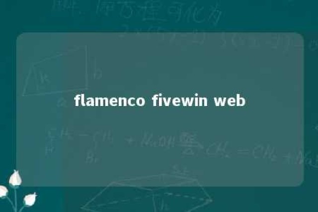 flamenco fivewin web 