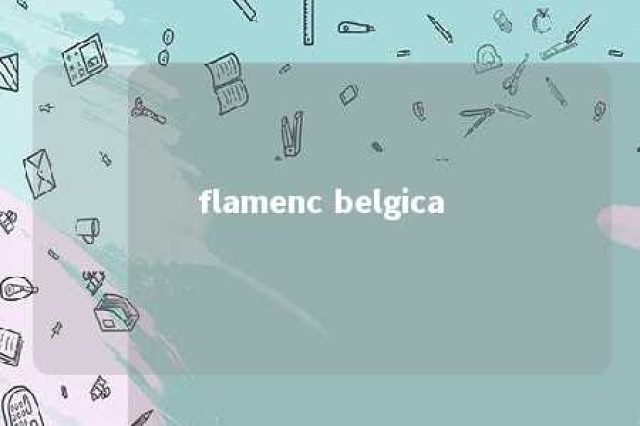 flamenc belgica 