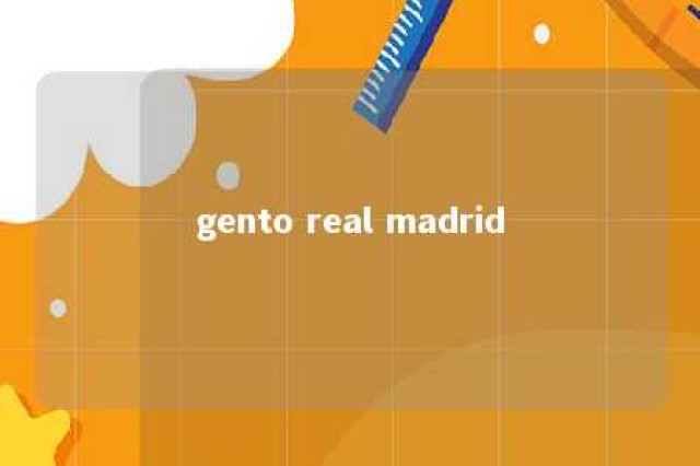 gento real madrid 