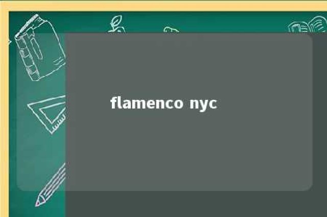 flamenco nyc 