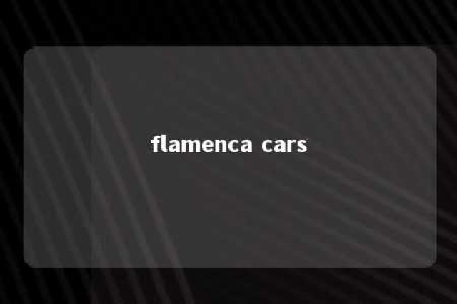 flamenca cars 