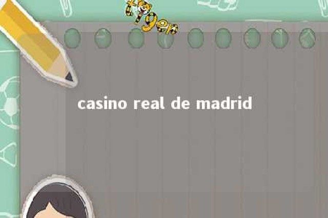 casino real de madrid 