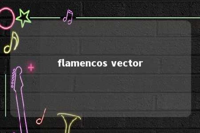 flamencos vector 