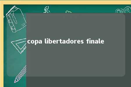 copa libertadores finale