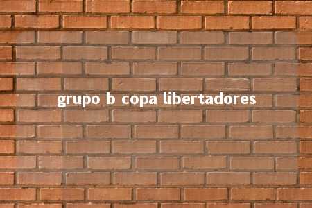 grupo b copa libertadores