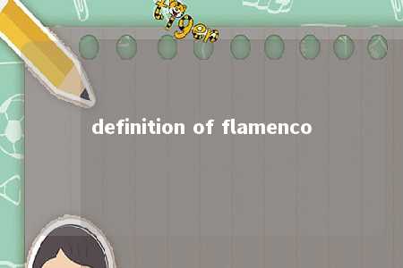 definition of flamenco