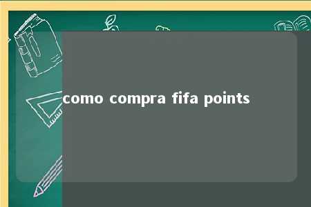 como compra fifa points