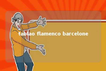 tablao flamenco barcelone