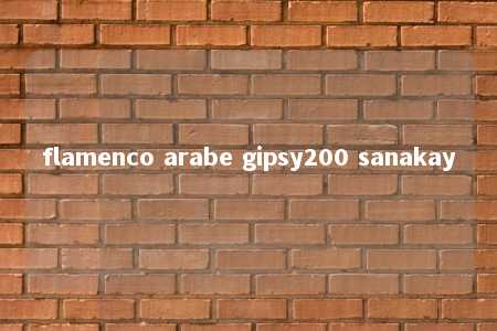 flamenco arabe gipsy200 sanakay