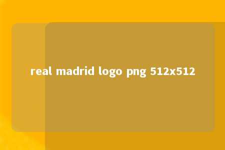 real madrid logo png 512x512