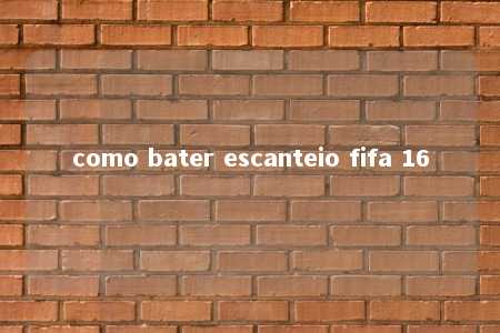 como bater escanteio fifa 16