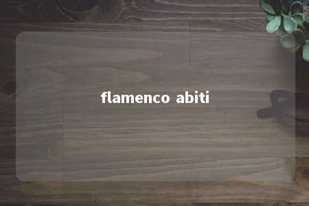 flamenco abiti