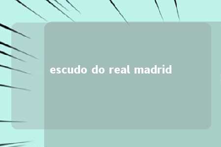 escudo do real madrid