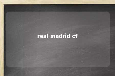 real madrid cf