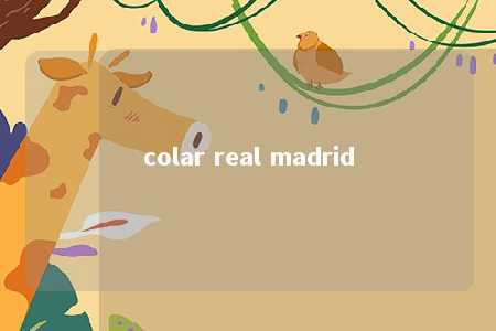 colar real madrid