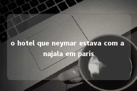 o hotel que neymar estava com a najala em paris