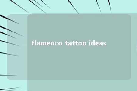 flamenco tattoo ideas