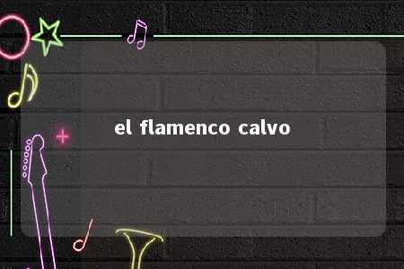 el flamenco calvo