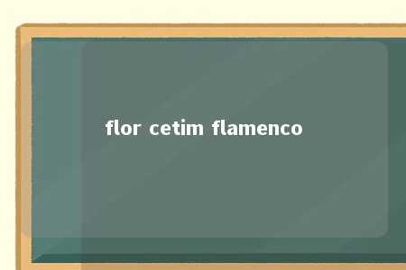 flor cetim flamenco